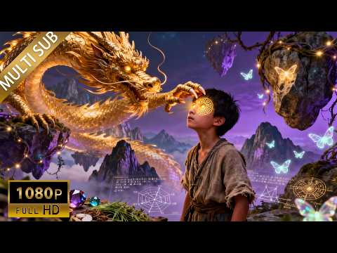 Poor boy travels to another world; Dragon grants him Golden Eyes, sees all, begins legendary journey
