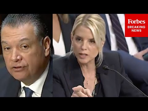 'That Was On Video!': Pam Bondi Accuses Padilla To His Face Of Storming Kristi Noem At Presser