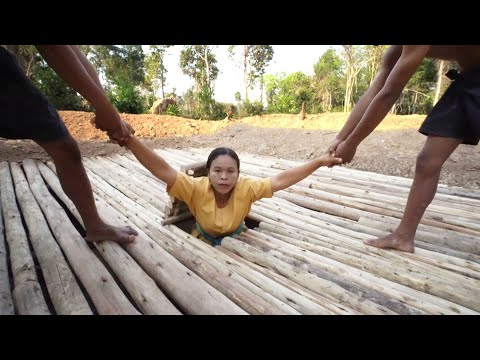 Survival Girl Build the Beautiful Popular Underground House Start to Finish Alone on March in 2023