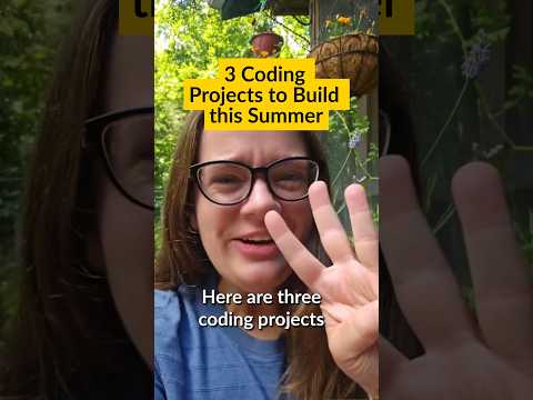 These coding project ideas will get you through the summer. ☀️ #webdevelopment