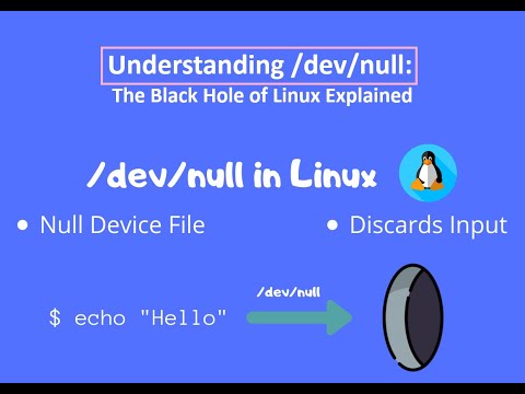 Understanding /dev/null: The Black Hole of Linux Explained