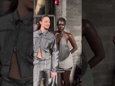 Karoline Vitto backstage at #lfw