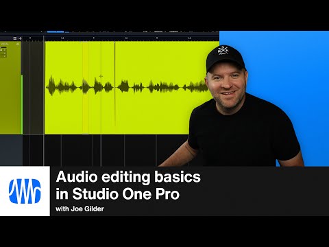 Audio Editing Basics in Studio One Pro | PreSonus