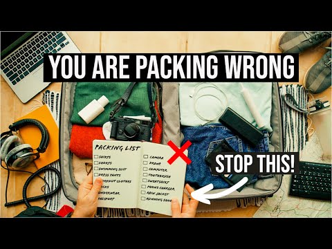 The BEST way to pack a Suitcase (Carry-On Only)