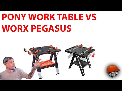 Pony Work Table VS Worx Pegasus