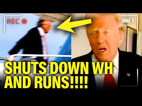 Trump SHUTS DOWN WH and FLEES to FLORIDA after LOSS