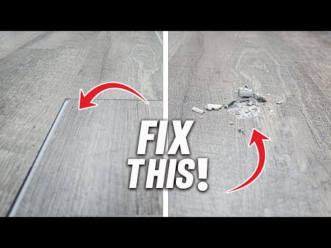 How To FIX Gaps And Damages On Vinyl Plank (LVP), Laminate,  And Wood Flooring! DIY