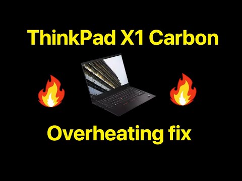Lenovo ThinkPad X1 Carbon overheating fix