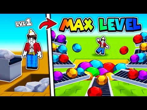 I dug up rare gems to earn $1,000,000 in Roblox Mining Tycoon