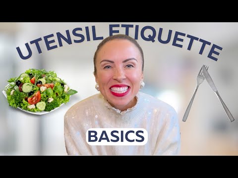 Dining Etiquette 101: How to Hold Your Silverware - How to Eat a Salad