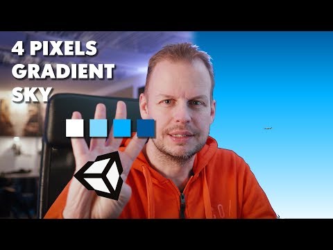 Create a 4 Pixels Gradient Sky in Unity