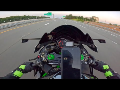 Ninja H2 Ride with Full Vandemon Titanium Exhaust!!