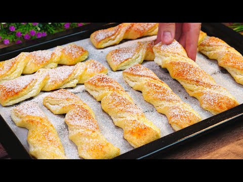 Curd curls in 5 minutes! Simple and very tasty!