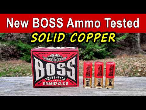 New BOSS Solid Copper vs. Bismuth | Pattern + Ballistics Gel Test