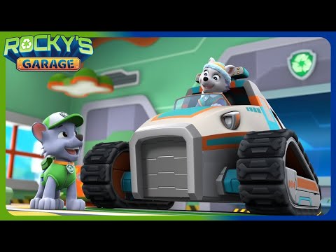 Everest is Rescue Ready | Rocky's Garage | Rocky PAW Patrol | Cartoons for Kids