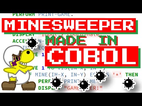Making Minesweeper in COBOL