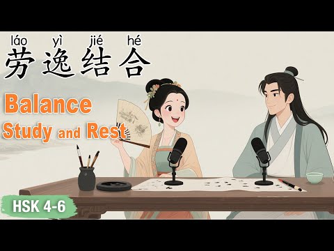 HSK 4–6｜Learn Chinese the Smart Way — Balance Study and Rest! #learningchinese #balance