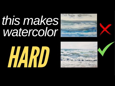 90 % of beginning watercolor artists make this mistake - how to set you up for success!