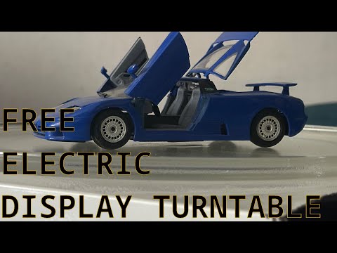 Why Buy when you can Make it for FREE? (DIY display electric turntable)