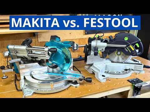 Comparing the BEST 10" Mitre Saws on the Market - Makita LS1019L and Festool Kapex 120 REB