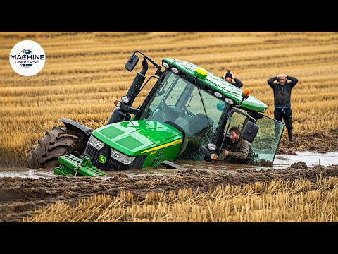Unbelievable Tractor Stuck in Mud Moments | Extreme Heavy Equipment fails #18