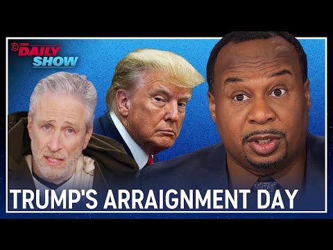 Jon Stewart Stops By for Trump's Arraignment Day | The Daily Show