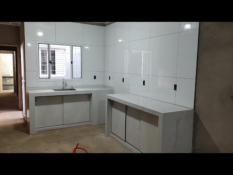 Cozinha planejada em alvenaria