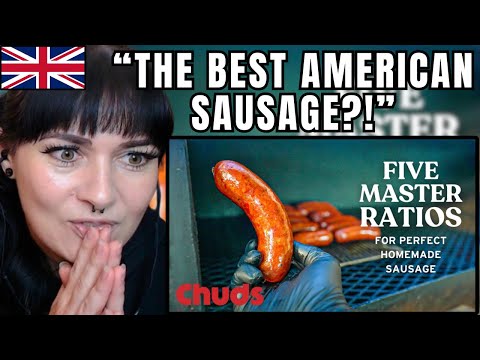British Girl Reacts - How to make the best AMERICAN Sausage!