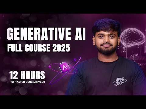 Generative AI Full Course (2025) | Gen AI Complete Course | Intellipaat