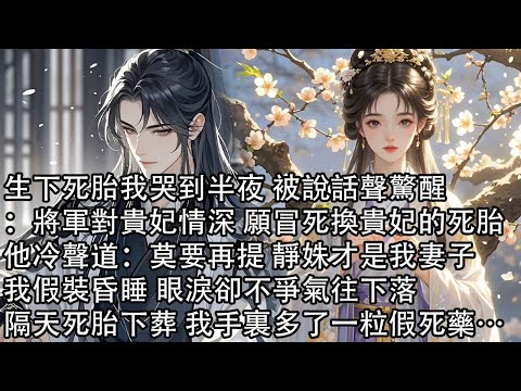 【一口氣看完】生下死胎我哭到半夜 被說話聲驚醒：將軍對貴妃情深 願冒死換貴妃的死胎，他冷聲道：莫要再提 靜姝才是我妻子，我假裝昏睡 眼淚卻不爭氣往下落，隔天死胎下葬 我手裏多了一粒假死藥…