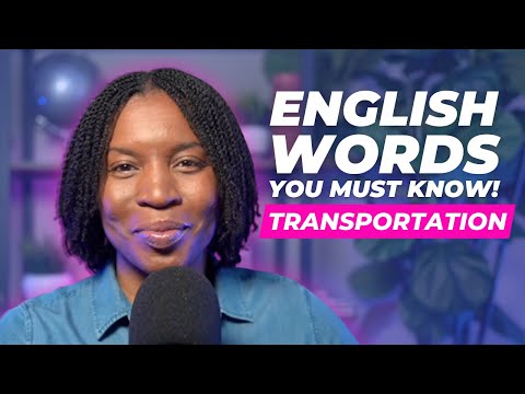 TOPICAL ENGLISH VOCABULARY | ENGLISH WORDS ABOUT TRANSPORTATION