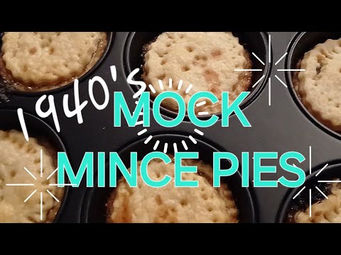 WW2 MOCK MINCE PIES