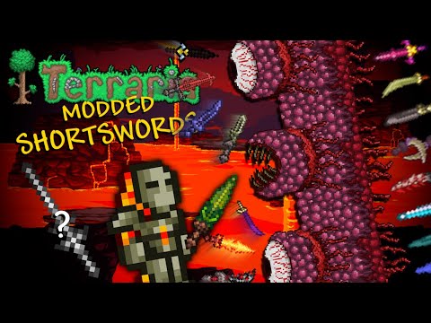 Fine, I'll Try SHORTSWORDS In Terraria... (But They're Modded)