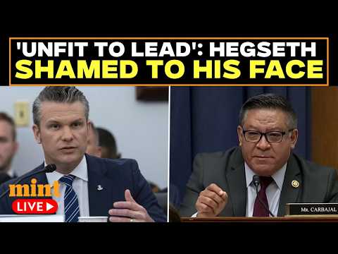 LIVE: 'Get The Hell Out': Democrat Carbajal Destroyed Pete Hegseth In Viral Hearing | US News