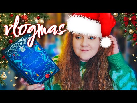 This is VLOGMAS 🎄 book plans, New Year's traditions, and cool books