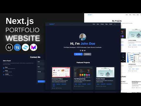 Build a Portfolio Website with Next.js (and Get Hired!)