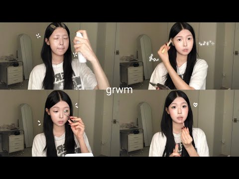 grwm • 깜고st 애기 고앵이 make up ⋆⑅˚₊