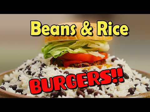 Black Bean and Rice Burger (Low Fat, Soy Free Vegan Burgers)