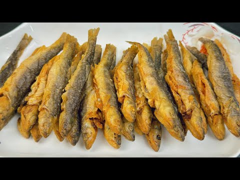 炸小魚放澱粉和麵粉都是大錯!教你飯店不外傳的做法,魚骨酥脆,涼了也不回軟 #炸小鱼 How to Make Perfectly Crispy Fried Fish