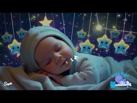 Baby Sleep Music💤Help Baby Sleep Instantly in 3 Minutes🌙Deep Sleep Fast💖Mozart & Brahms Lullabies