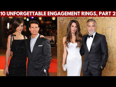 TOP 10 Famous Engagement Rings PART 2 - Jennifer Aniston, Victoria Beckham, Melania Trump
