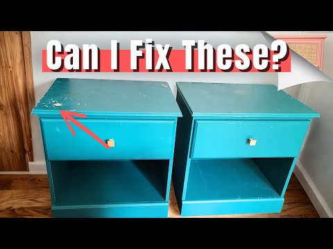 I Rescued Laminate Nightstands - Easy DIY Flip