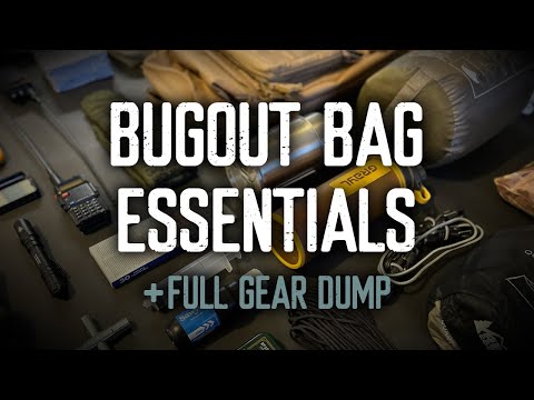 Lightweight Bug Out Bag Essentials + Full Gear Dump!