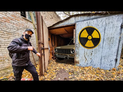 Этот гараж в Припяти был закрыт много лет. Заброшенная прачечная. Нашел секретные документы ЧАЭС