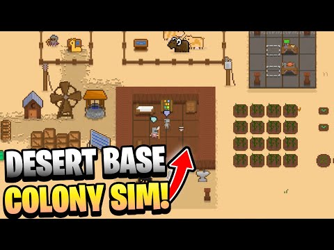 I Built A FULLY-AUTOMATED Desert Base In This NEW Colony Sim!