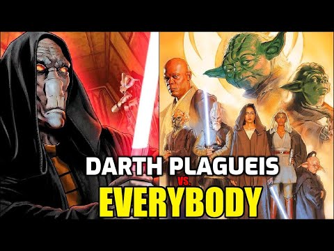 Darth Plagueis vs. EVERY Jedi Master on the Council (How Far Would He Get?)