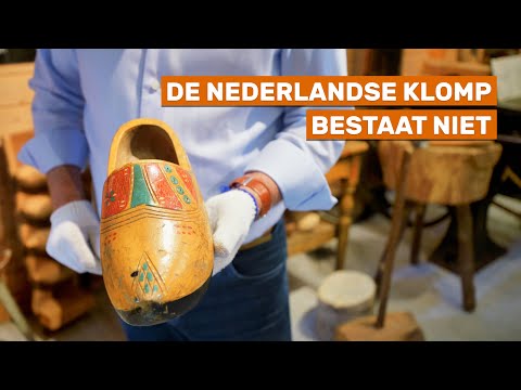 Onze gele klomp met kruisjes is speciaal voor toeristen