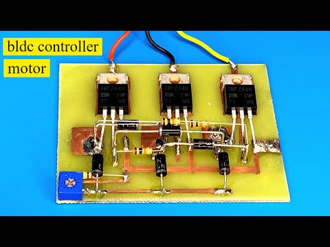 how to make brushless motor controller , mosfet , IRFz 44n