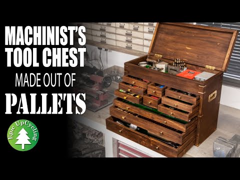 Machinist's Tool Chest Made From Scrap Pallets