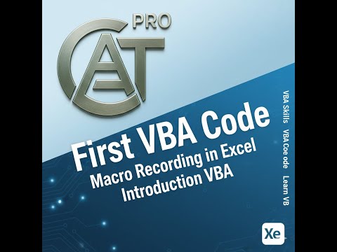 First VBA Code | Macro Recoding in Excel | Introduction VBA | VBA Skills | VBA Code | VBE | Learn VB